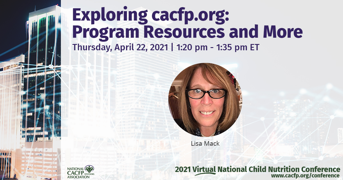 Exploring Program Resources and More National CACFP