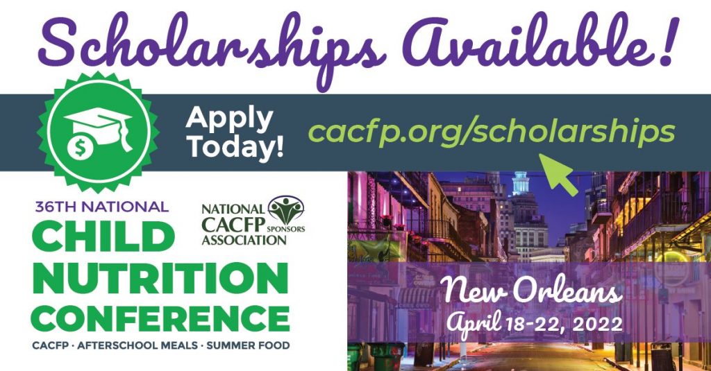 Scholarships Available for the National Child Nutrition Conference