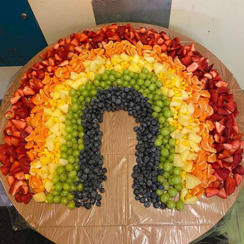Cristen Nichols Sawyer CVYMCA Fruit Rainbow