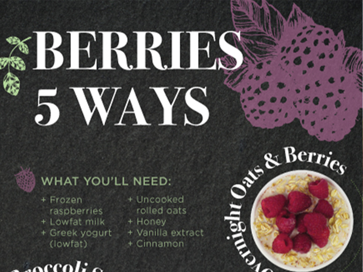 berries 5 ways