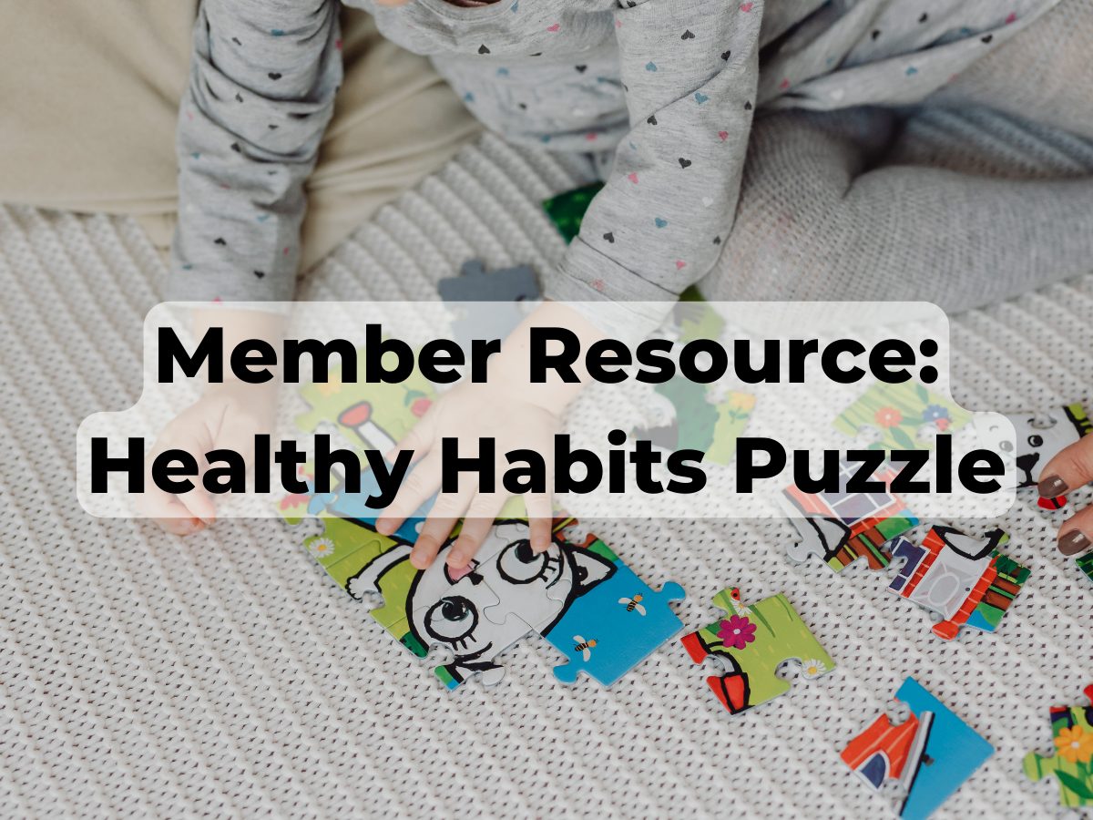 Healthy Habits Puzzle 4x3