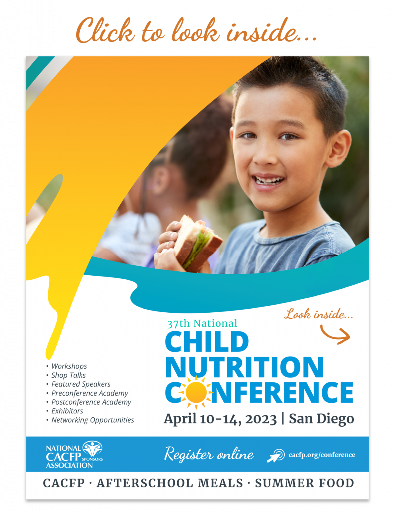 Registration Now Open for 2023 National Child Nutrition Conference