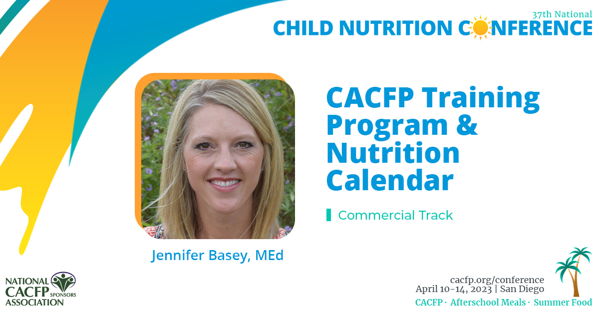 CACFP Training Program & Nutrition Calendar National CACFP Sponsors