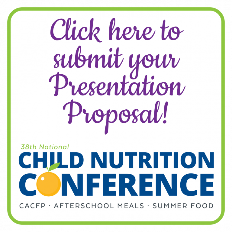 National Child Nutrition Conference 2024 Call for Proposals