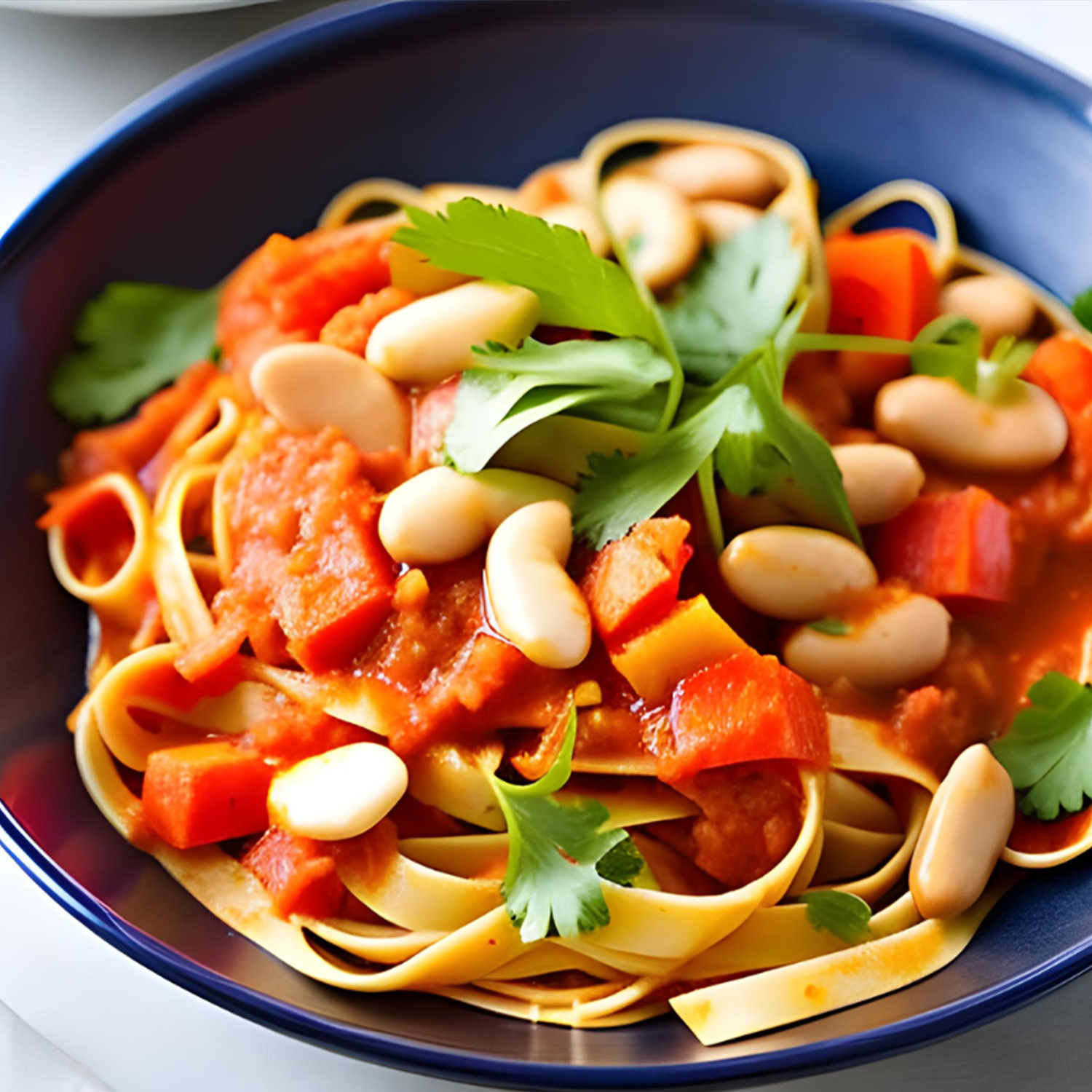 Tuscan White Bean Pasta