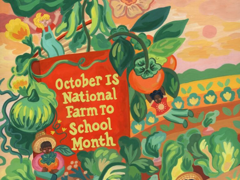 National Farm To School Month Poster 4x3 768x576 