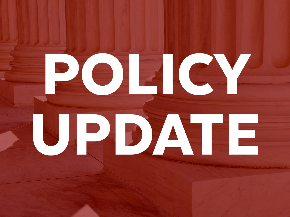 Policy Update Interior