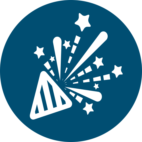 certification celebration icon