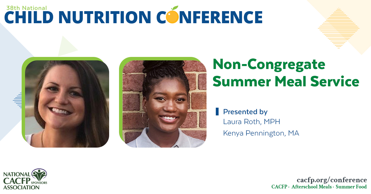 Non-Congregate Summer Meal Service - National CACFP Sponsors Association