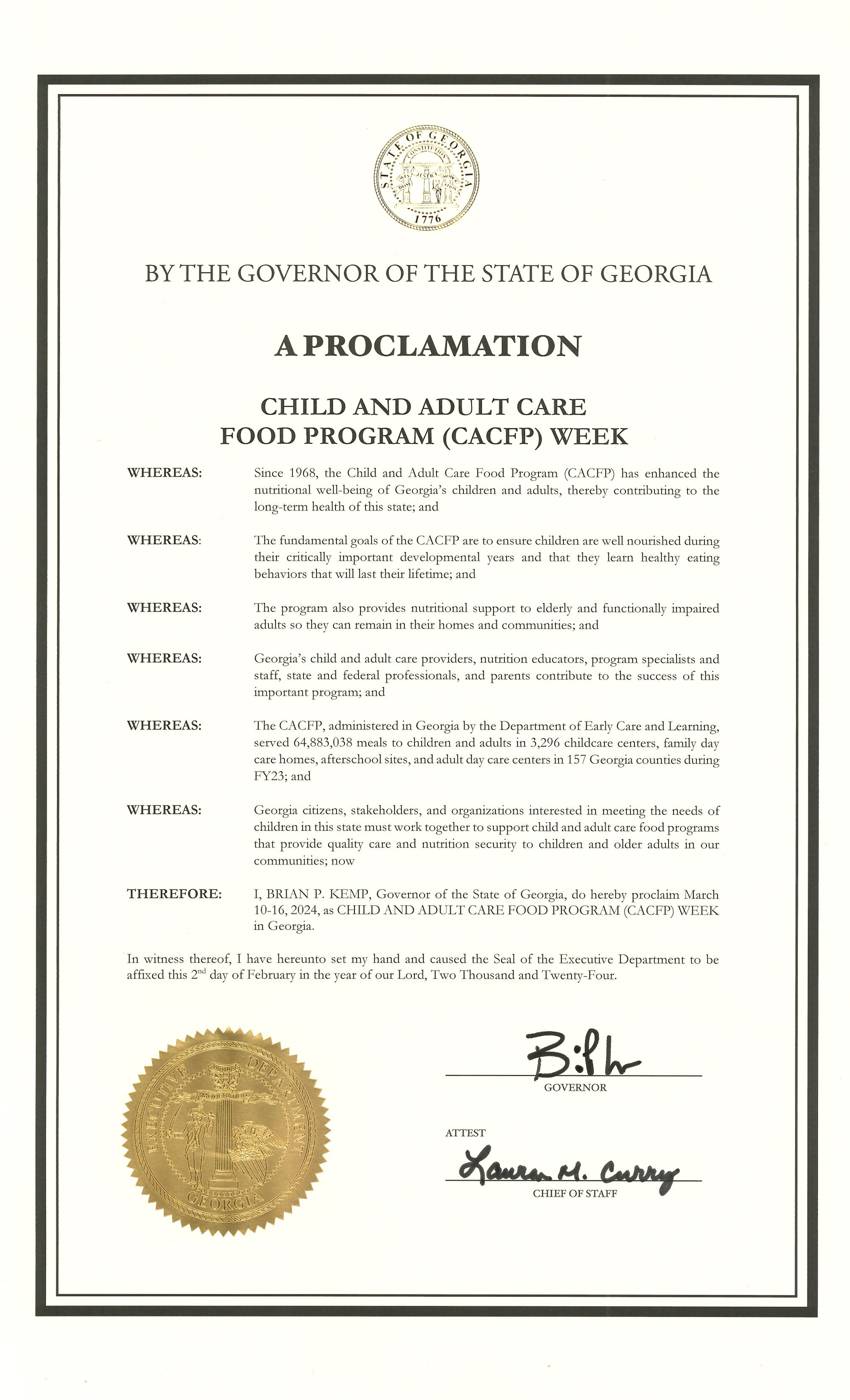 2024 Georgia CACFP Week Proclamation copy