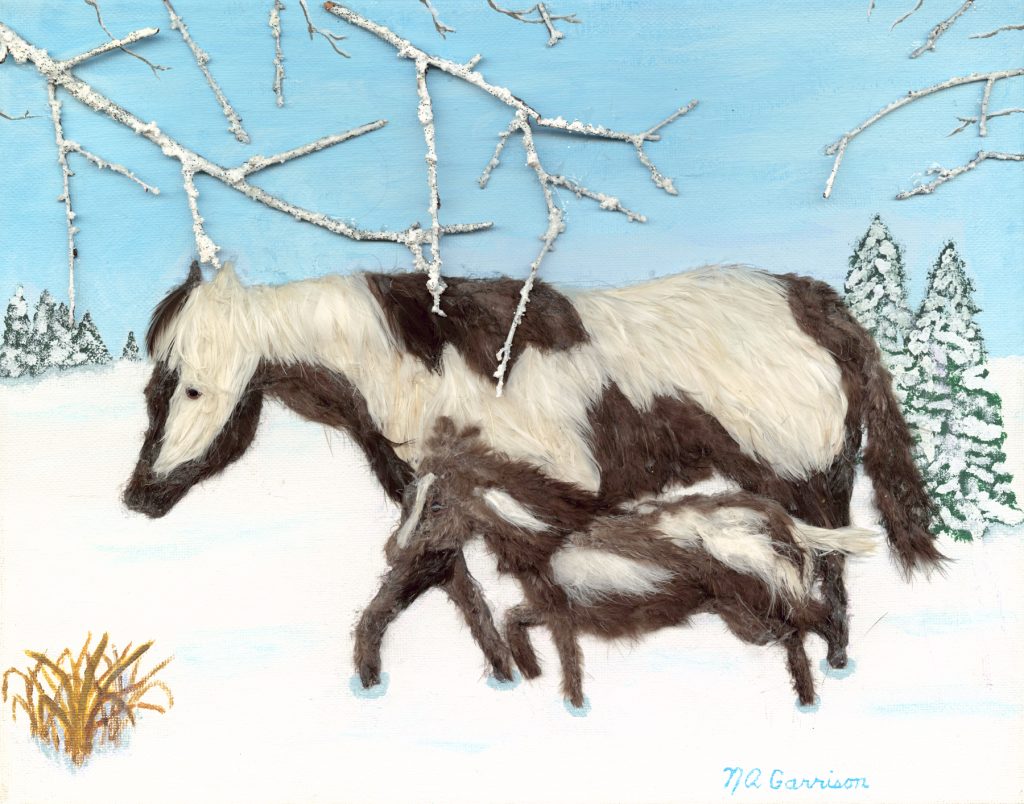 Nancy Garrison, Winter Horses