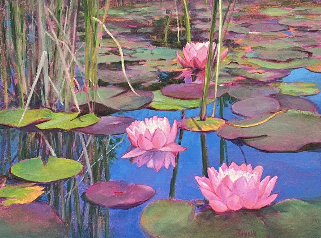 Revelle Hamilton, Pond Lilies and Reeds