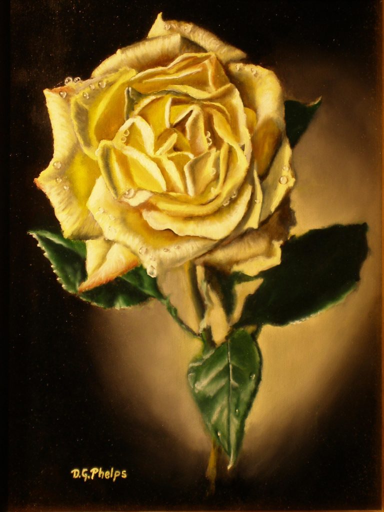 The Yellow Rose, 9x12, $650