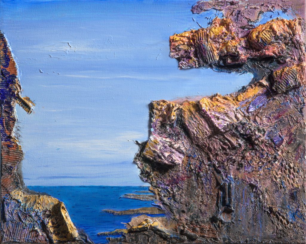 Tobi Abrams, Beautiful Shoreline, 20x16x2, $900