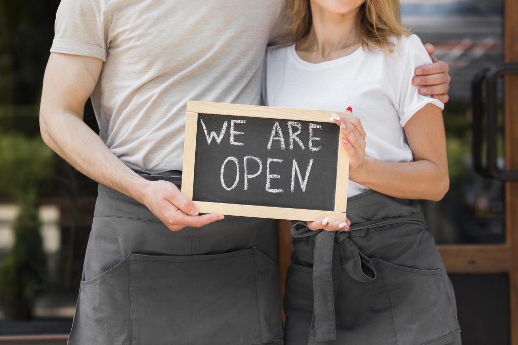 couple-reopening-small-business couple-reopening-small-business