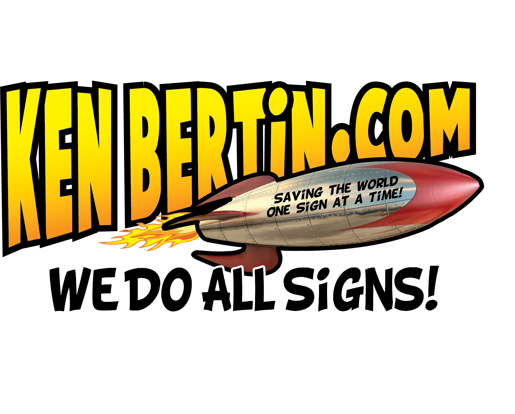 Ken Bertin Signs Logo: We do all signs!