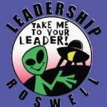 Leadership Roswell Logo: "Take me to your leader!"