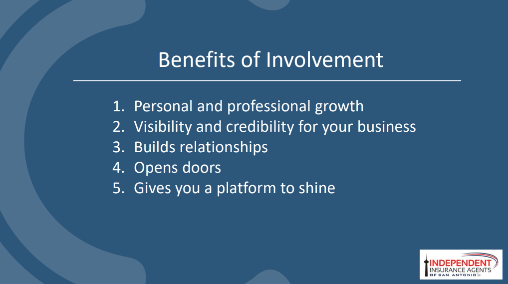 Benefits of involvement