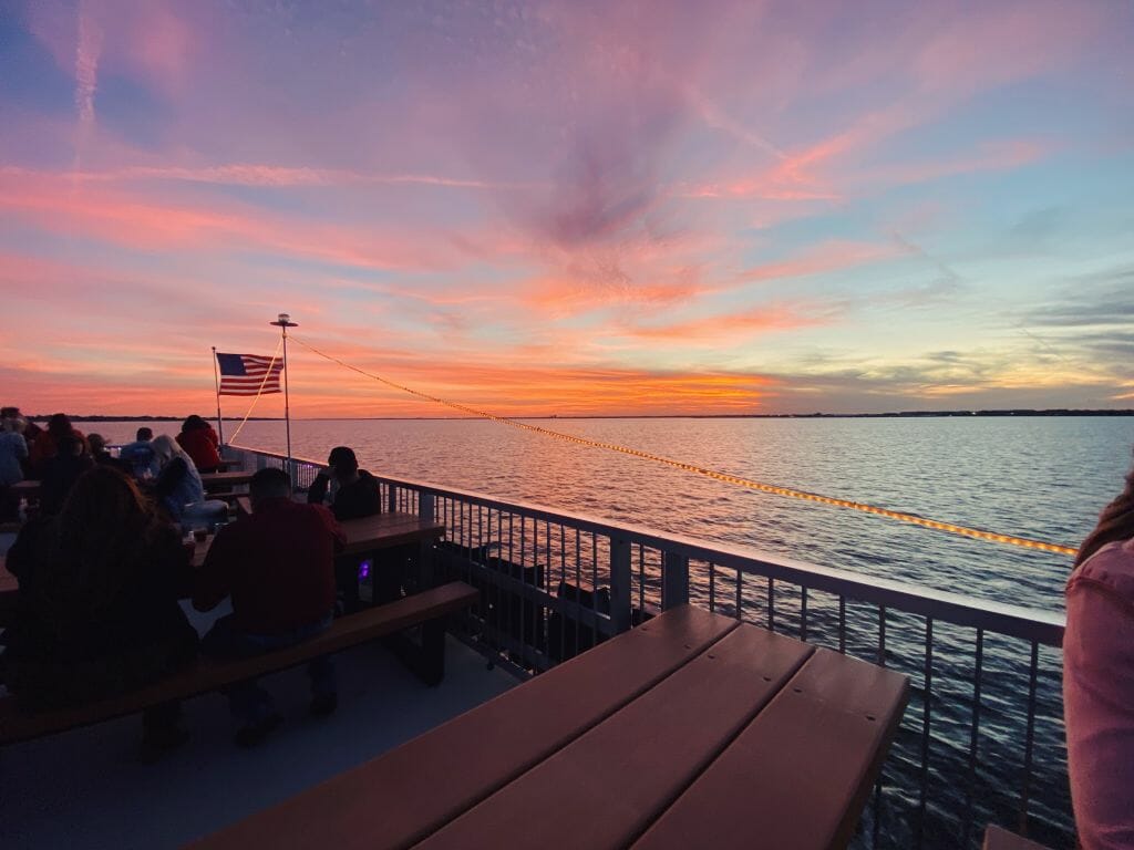 dfw boat ride sunset