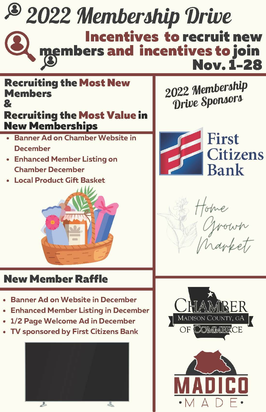 2022 Membership Drive Flyer