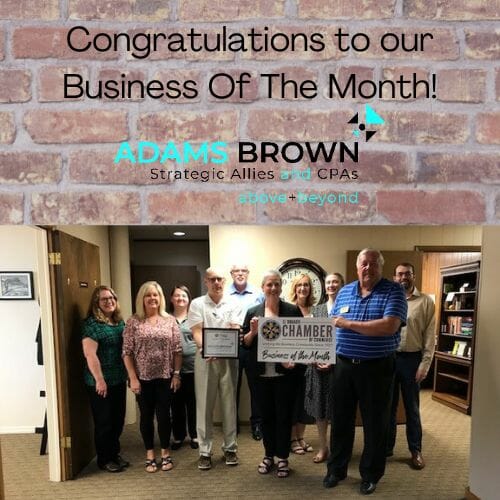 Business Of The Month (Adams Brown)