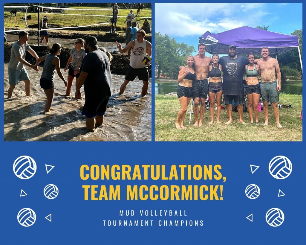 Congratulations, Team McCormick! Congratulations, Team McCormick!