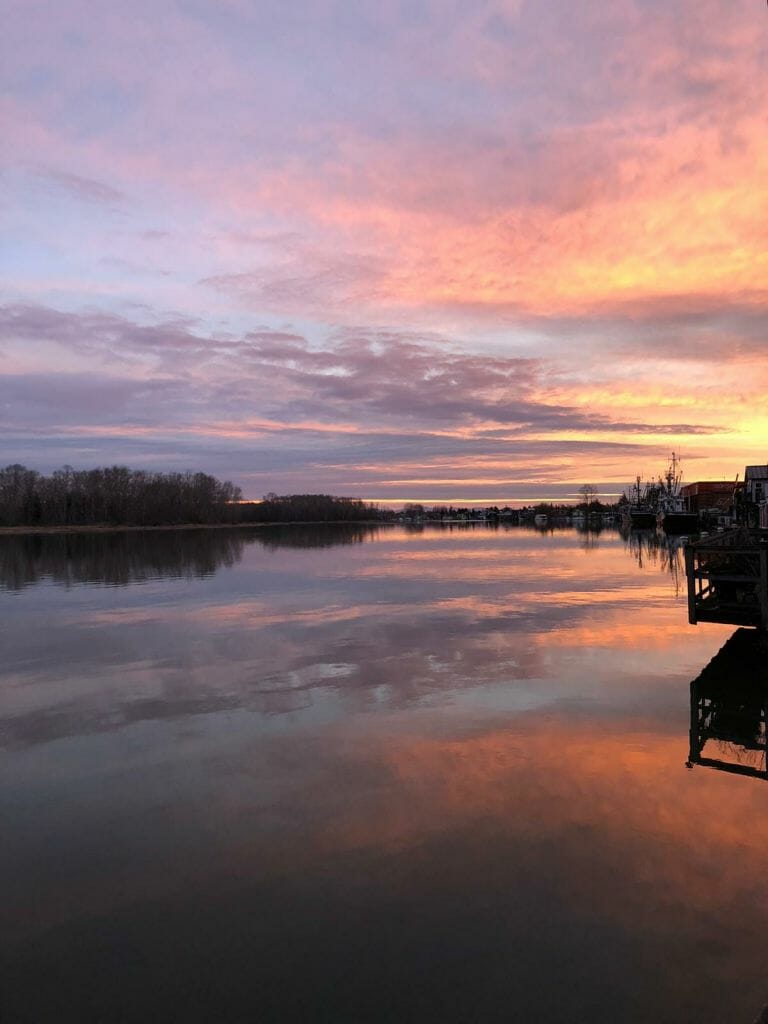 Ladner sunset