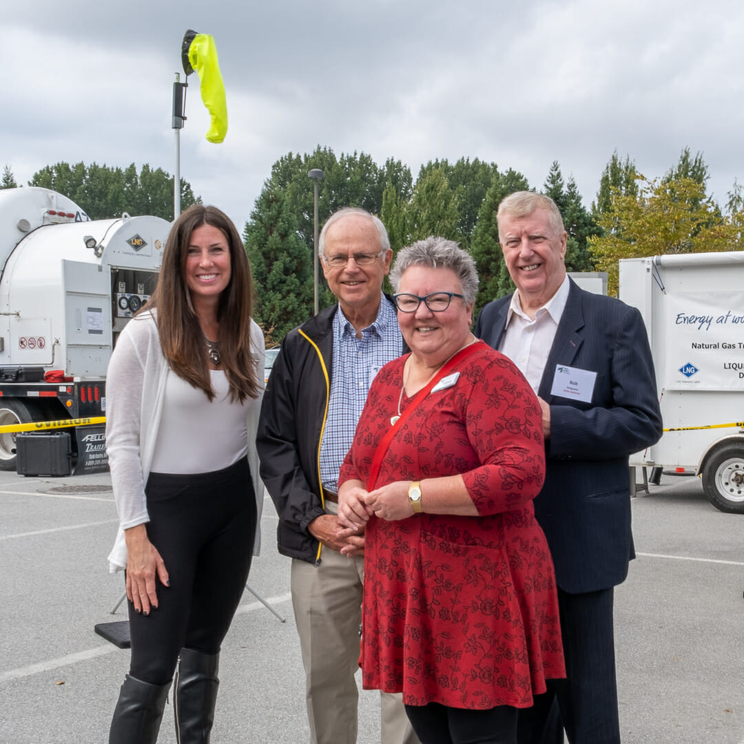 four delta chamber members at event