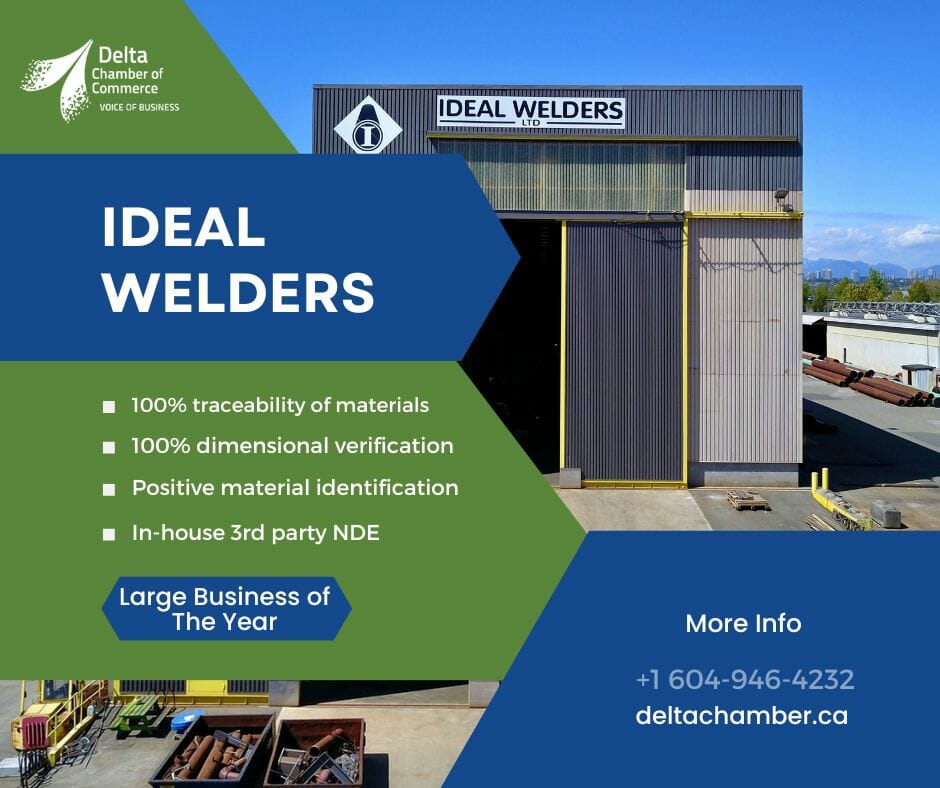 ideal welders, large business of the year ideal welders