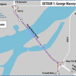 This image shows Detour Map #1