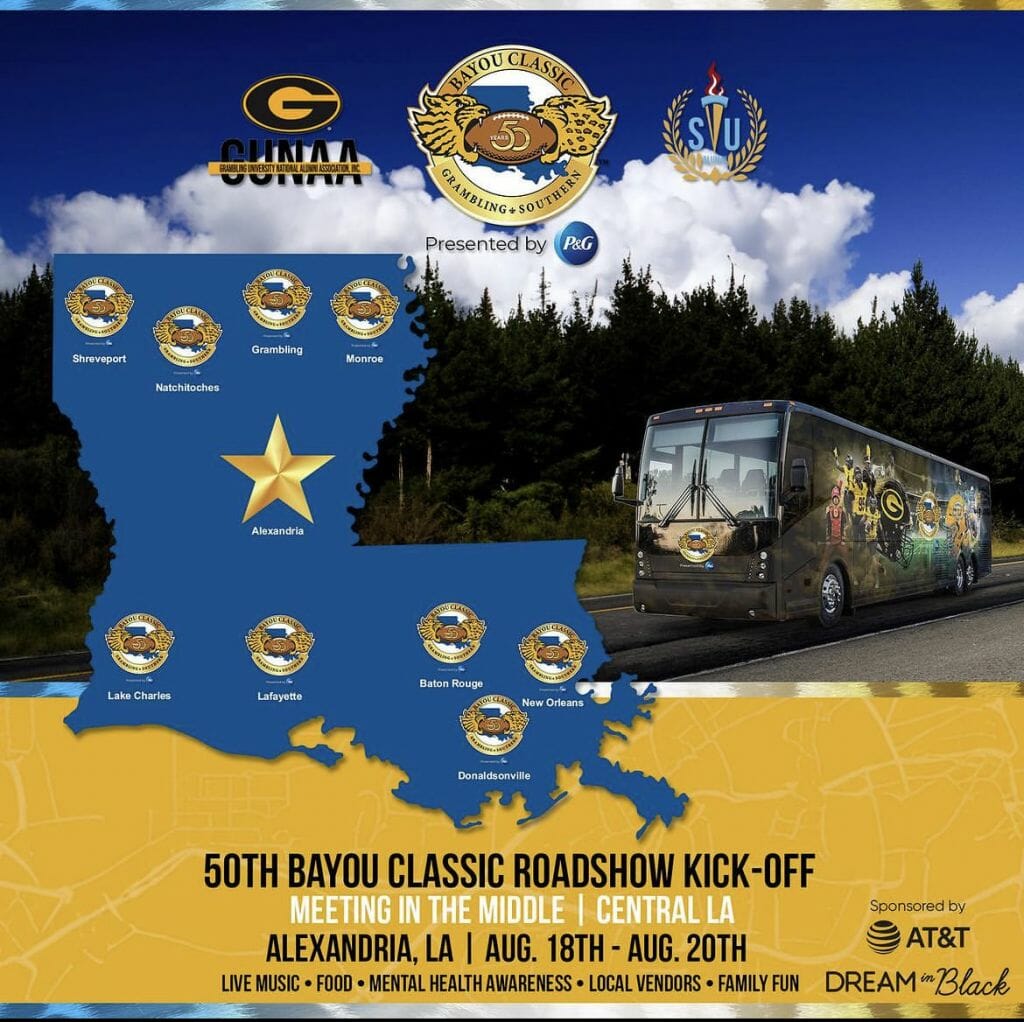 The Louisiana Chamber of Commerce Foundation is gearing up for the 50th Anniversary of the Bayou Classic during this statewide tour as we promote our signature experience Business at Bayou Classic.