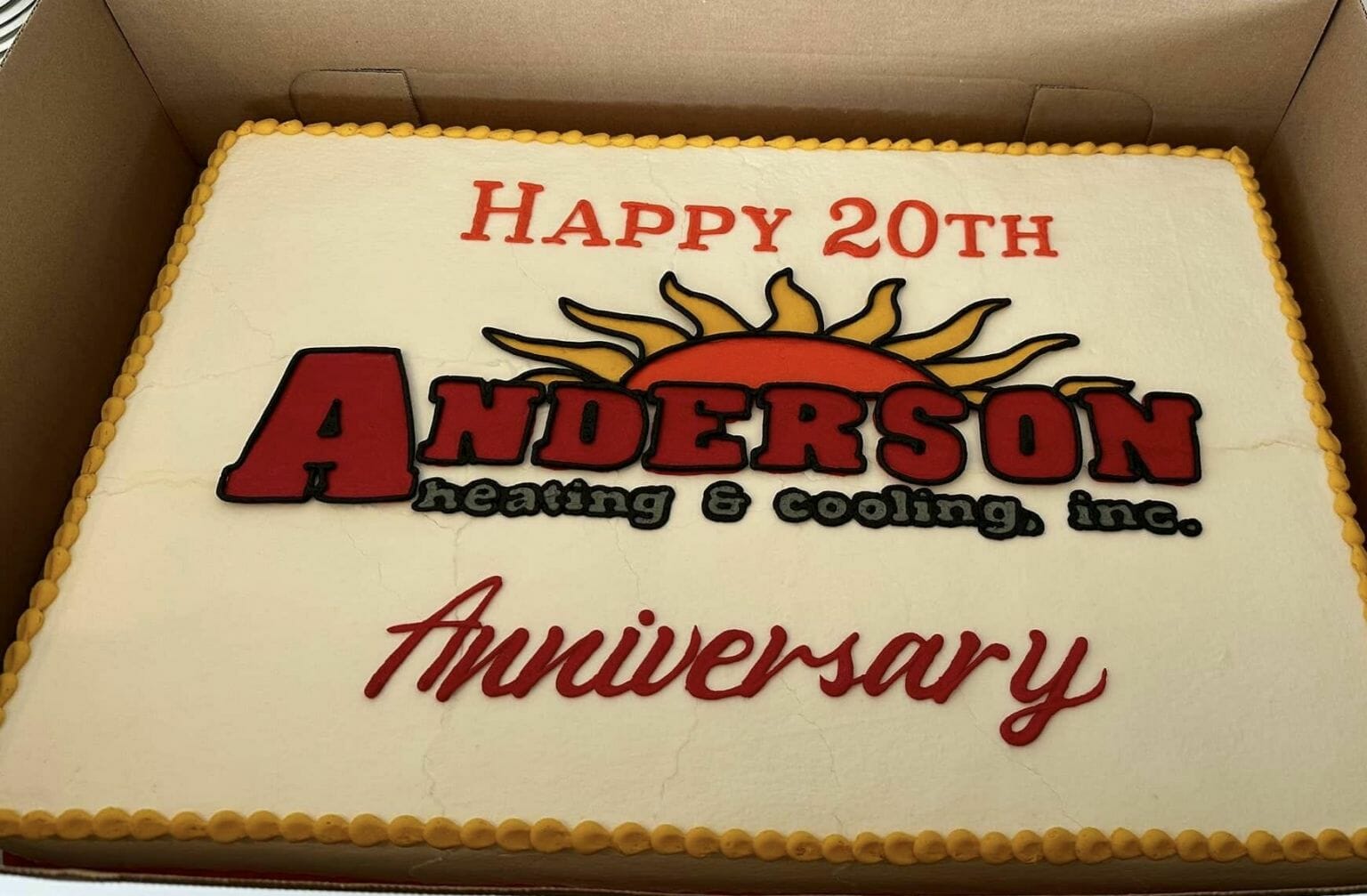 20TH ANNIVERSARY CELEBRATION J.L. ANDERSON HEATING & COOLING Greater