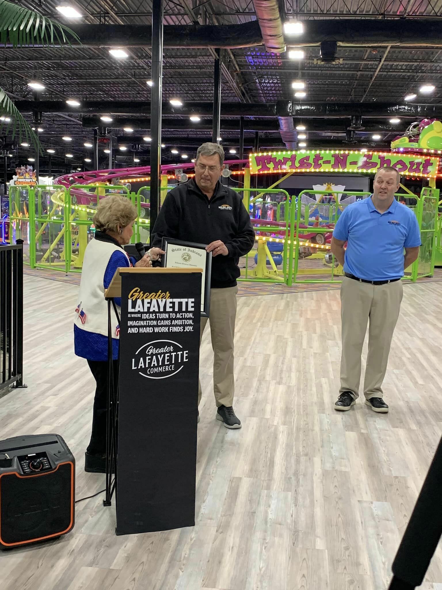 GRAND OPENING MALIBU JACKS Greater Lafayette Commerce