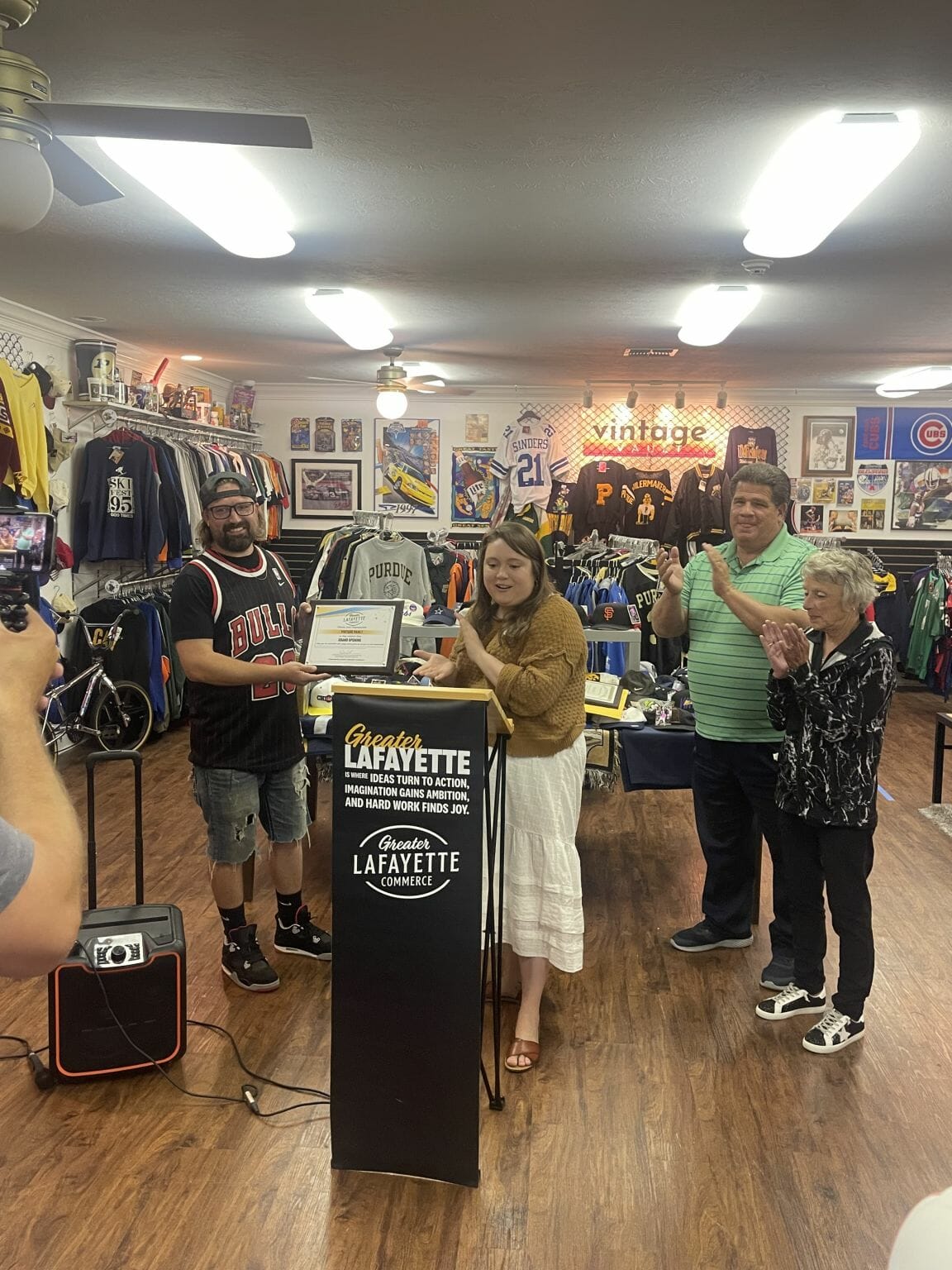 GRAND OPENING VINTAGE VAULT Greater Lafayette Commerce