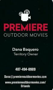 Premiere Outdoor Movies - Biz Card-1