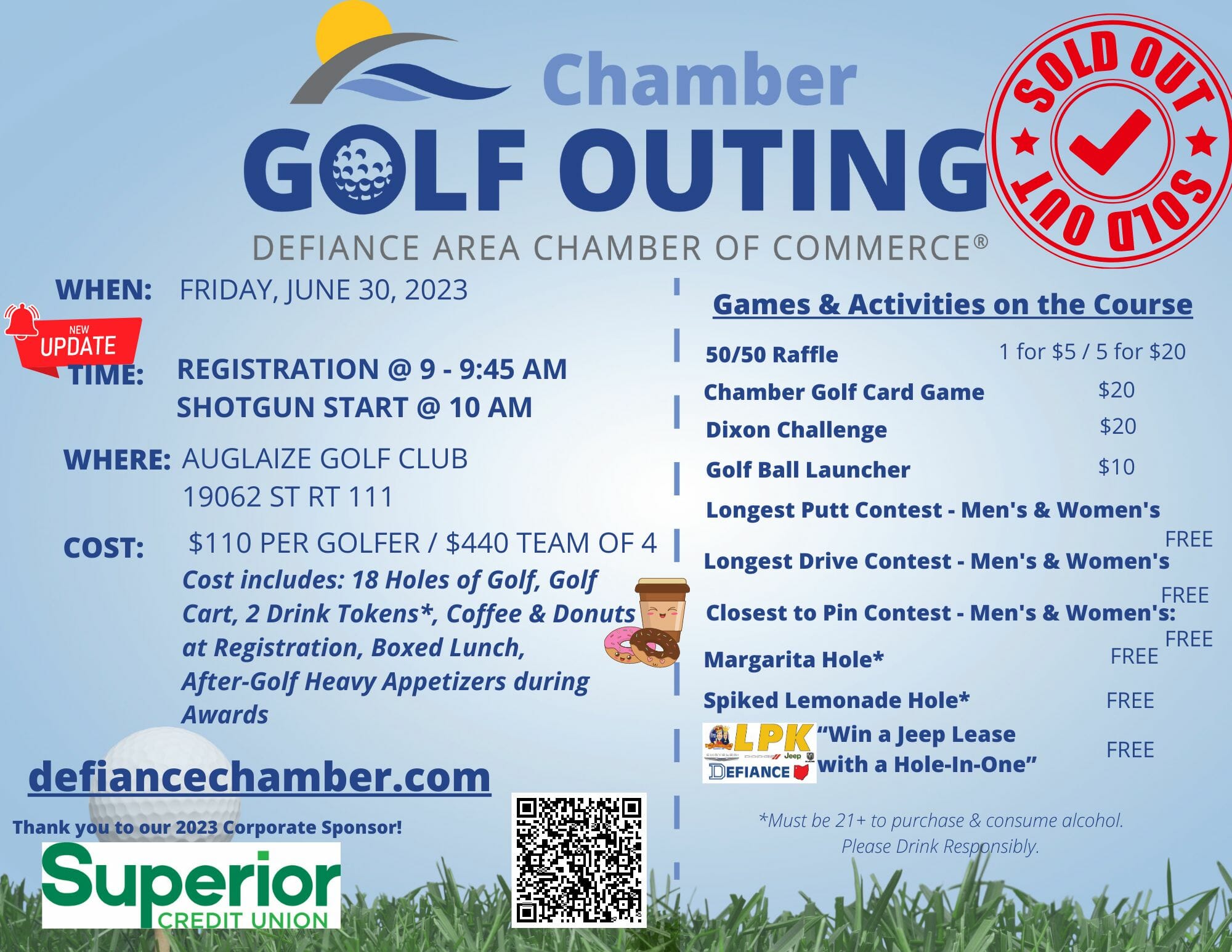 Chamber Golf Outing Defiance Area Chamber of Commerce