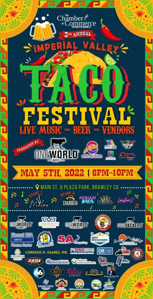 Imperial Valley Taco Festival Brawley Chamber of Commerce