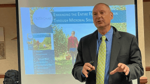 Scott Uknes, Ph.D., co-founder and co-CEO of AgBiome