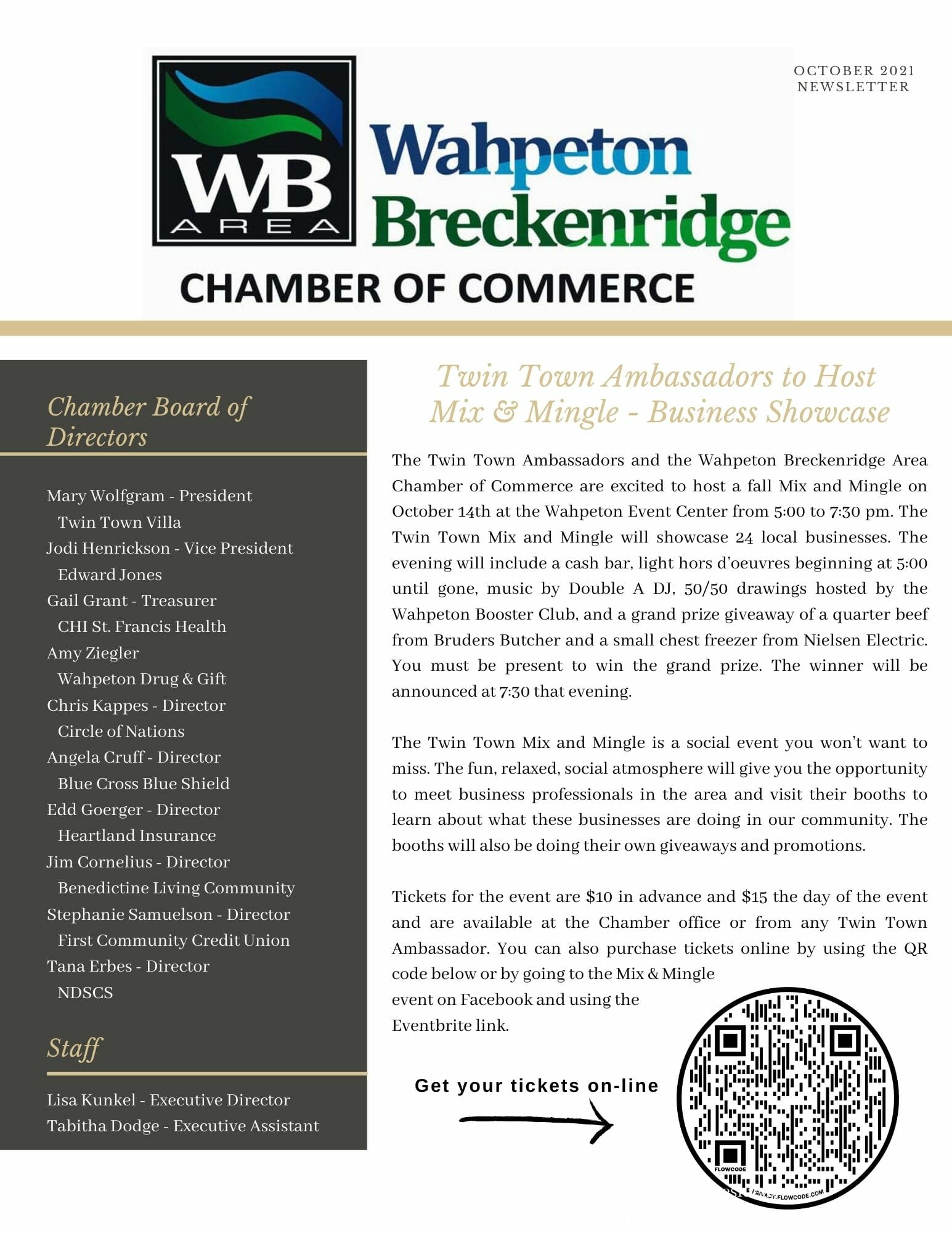 October 2021 Newsletter