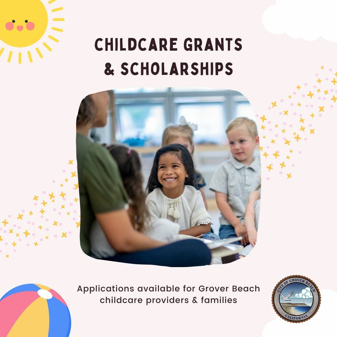 Insta post for Grover Beach childcare grant