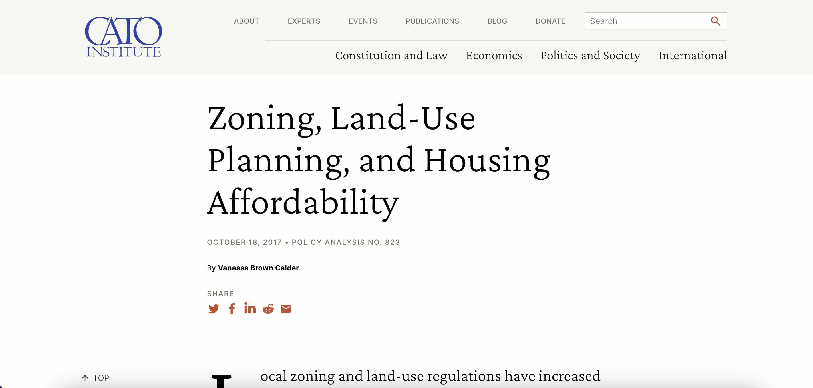 Zoning, Land‐​Use Planning, and Housing Affordability