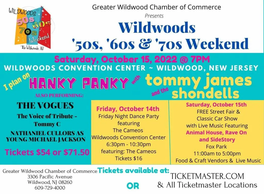 Wildwoods '50s, '60s & '70s Weekend - Greater Wildwood Chamber of Commerce