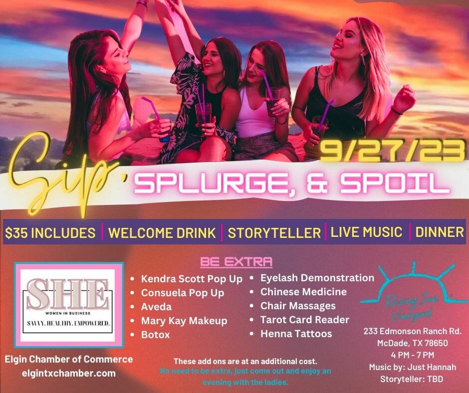 Sip, Splurge. & Spoil (2) Sip, Splurge. & Spoil (2)