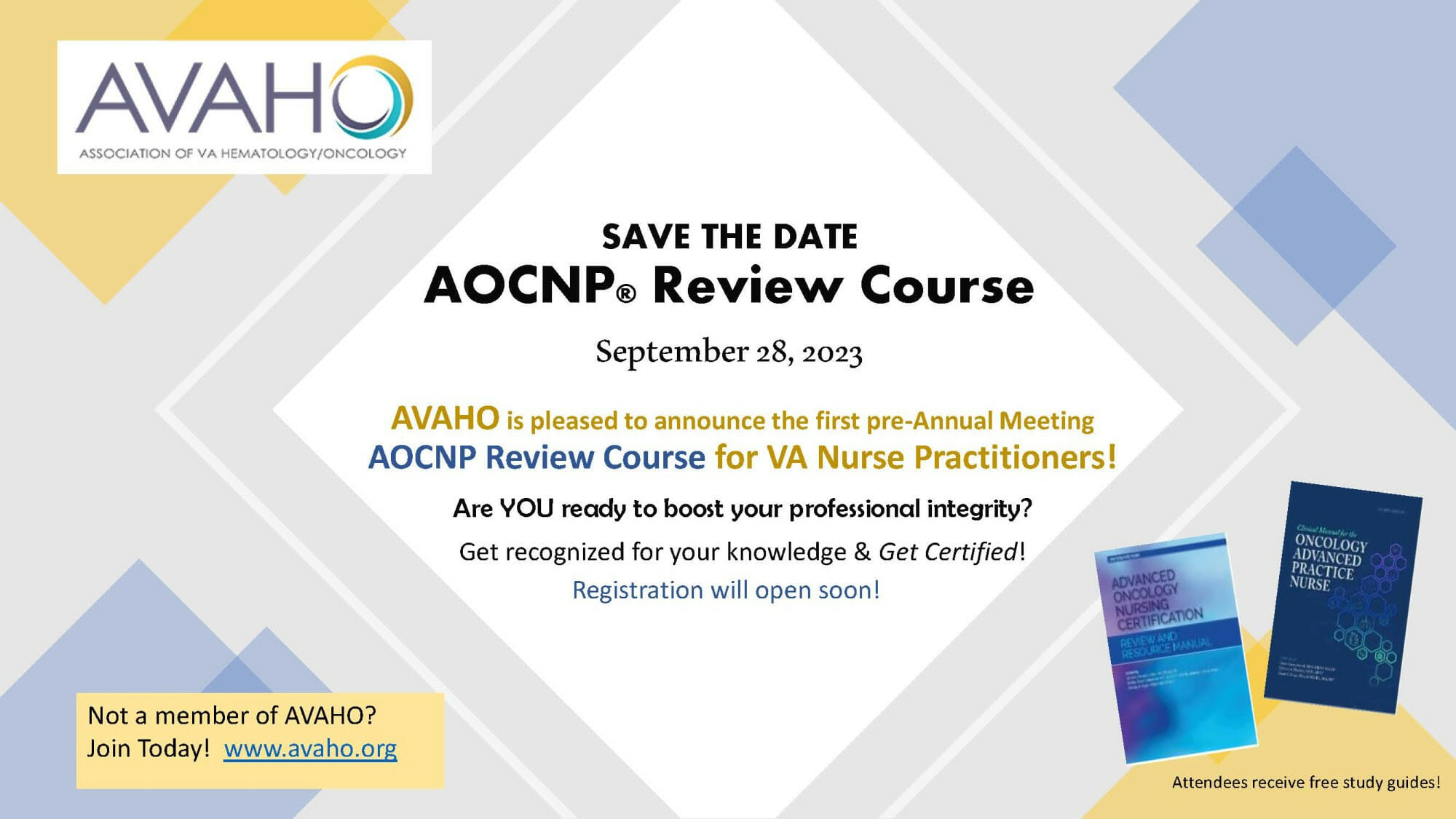 Save the date announcement AOCNP for 2023 annual meeting (1)