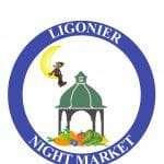 night market logo with scarecrow