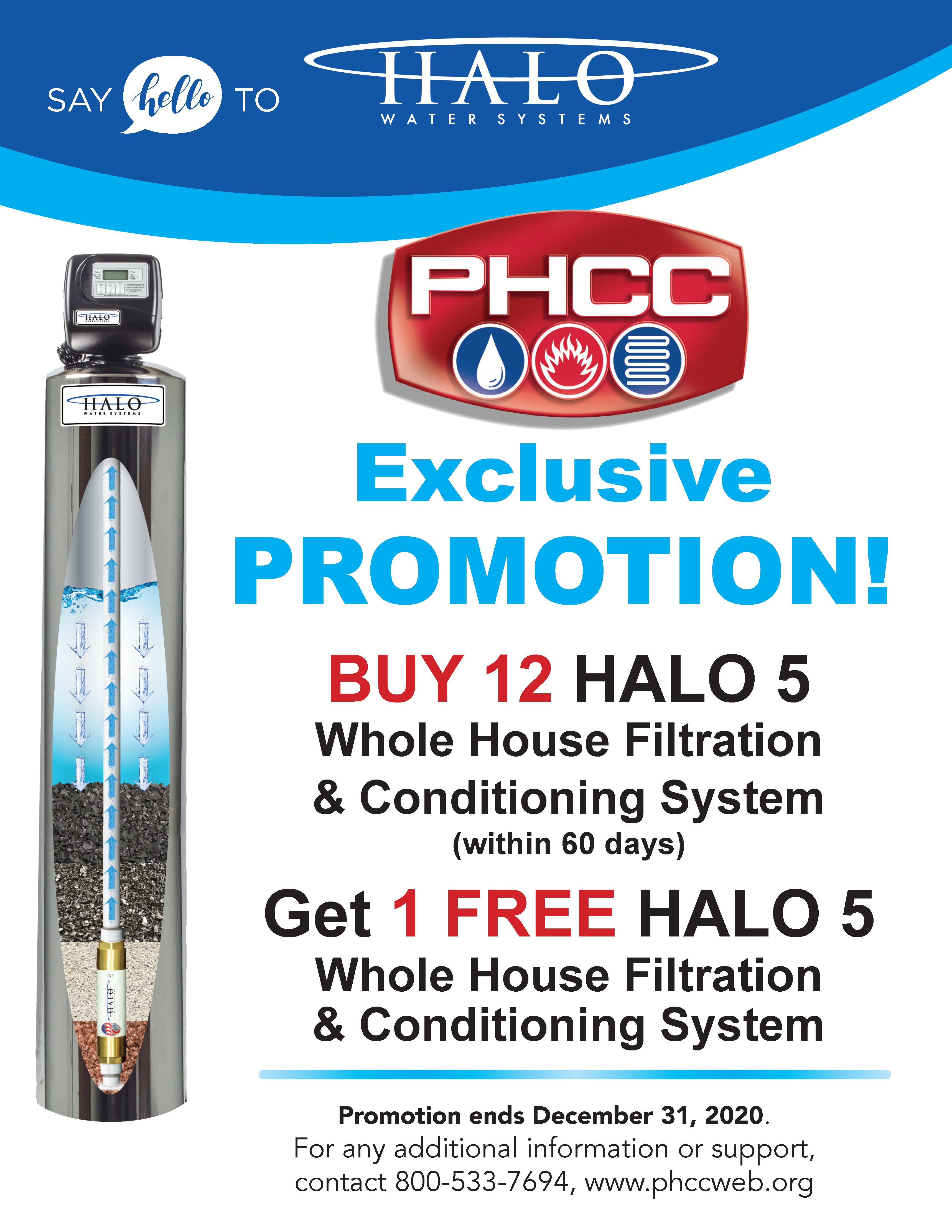 Halo Water Specials - Buy 12 - for PHCC Members