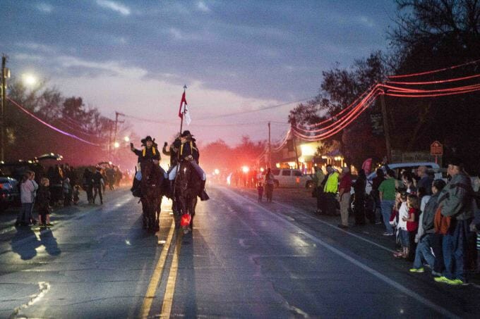 Members of the 1st Cavalry Division horse detachment at parade