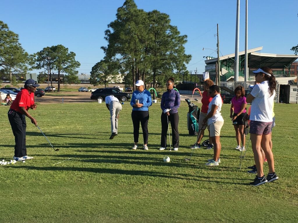 ladies golfing