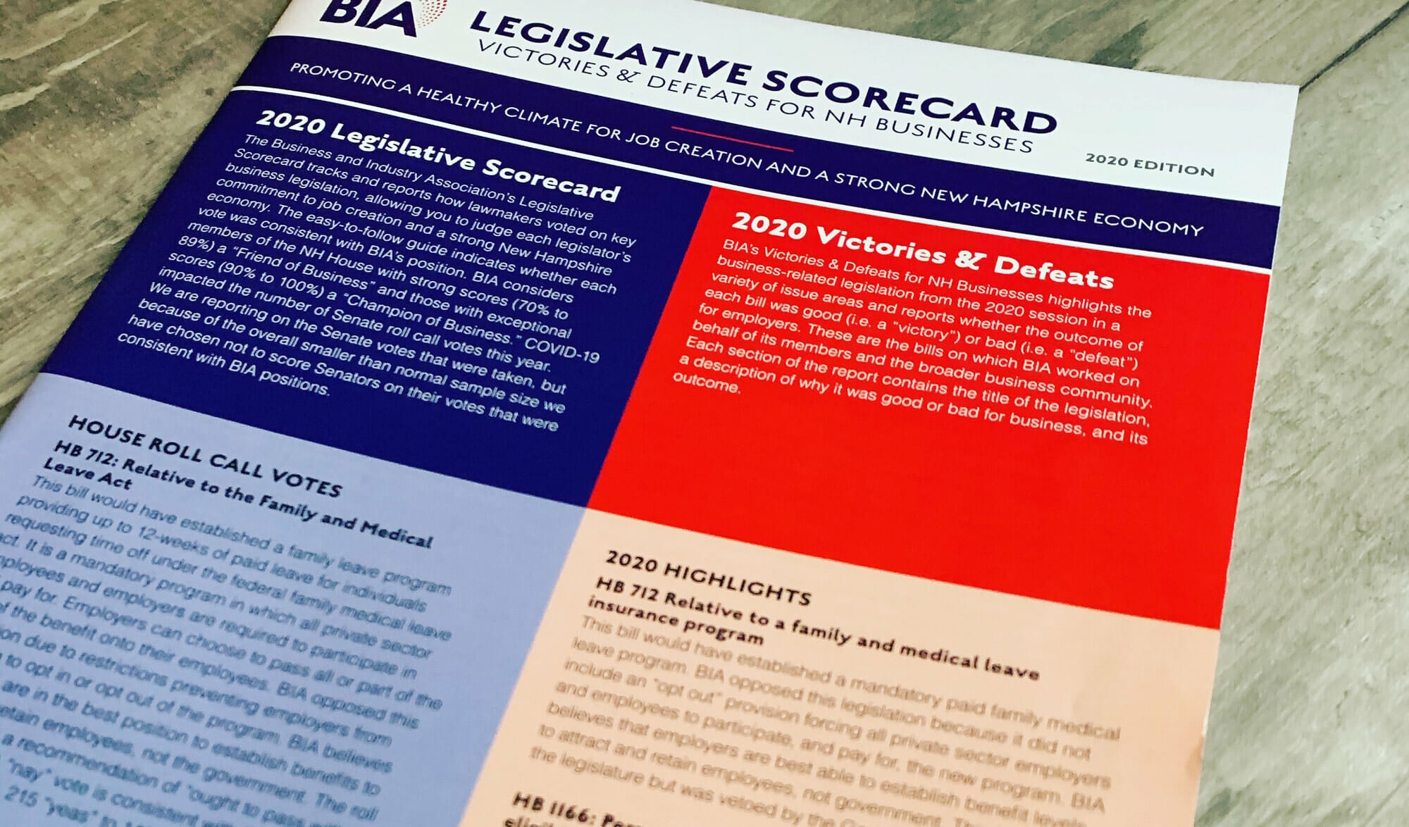 legislative scorecard