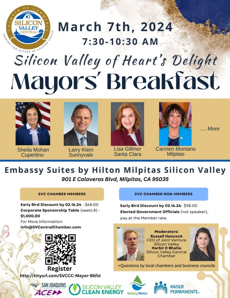 Mayors' Breakfast 2024 - Silicon Valley Central Chamber